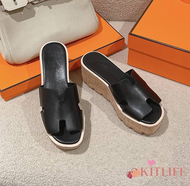 Kitlife Hermes Eze 30 sandal black - 1