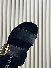 Kitlife Prada Velvet slides black - 6