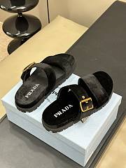 Kitlife Prada Velvet slides black - 5