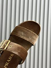Kitlife Prada Velvet slides brown - 5