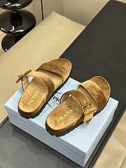 Kitlife Prada Velvet slides brown - 2