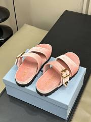 Kitlife Prada Velvet slides Pink - 2