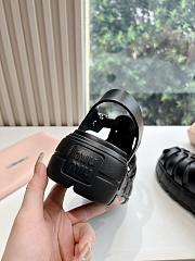 kitlife MiuMiu EVA platform cage sandals black - 2