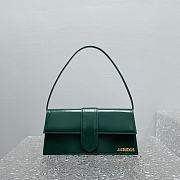 Kitlife JACQUEMUS Shoulder bag woman dark green bag - 28x13.5x6cm  - 2