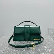 kitlife JACQUEMUS Le Grand Bambino dark green bag - 27.5x13x6cm - 1