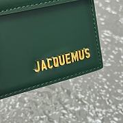 kitlife JACQUEMUS Le Grand Bambino dark green bag - 27.5x13x6cm - 4