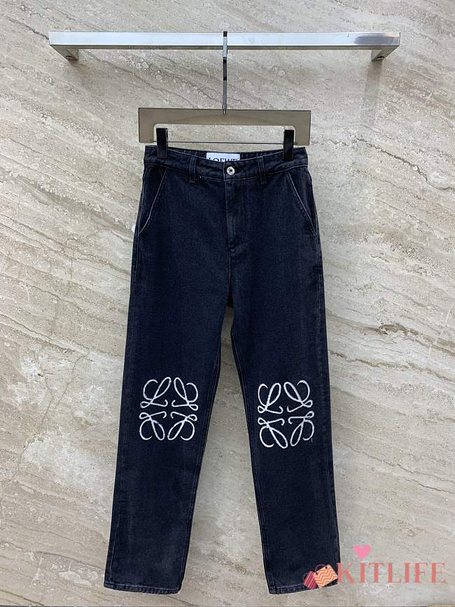 kitlife Loewe Anagram Jeans Black - 1