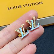 kitlife louis vuitton Iconic Enamel Earrings blue - 3