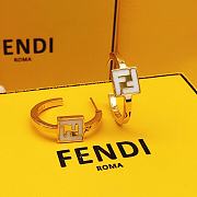 kitlife fendi Earrings gold - 4