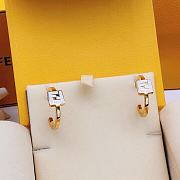 kitlife fendi Earrings gold - 3