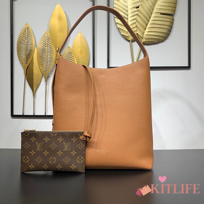Kitlife Louis Vuitton Low Key Hobo MM bag brown - M25022 - 31 x 35 x 18 cm - 1