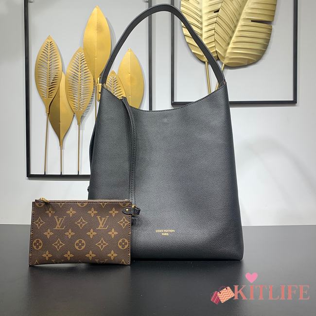 Kitlife Louis Vuitton Low Key Hobo MM bag black - M25022 - 31 x 35 x 18 cm - 1