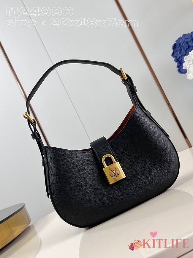 kitlife Louis Vuitton Low Key Shoulder Bag black - M24990 - 26 x 18 x 7cm - 1