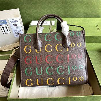 kitlife Gucci 100 large tote bag - 31x26.5x14cm