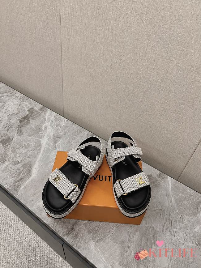 kitlife Louis Vuitton Sunset Flat Comfort Sandal - 1