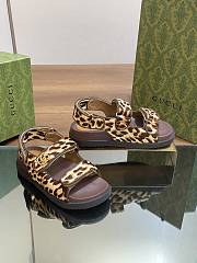 kitlife Gucci sandal Animal-inspired Brown - 6