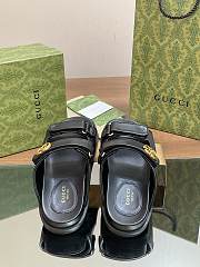 Kiltife Gucci Double G sandals summer spirit black - 6