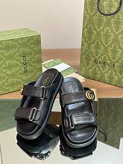 Kiltife Gucci Double G sandals summer spirit black - 4