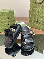 Kiltife Gucci Double G sandals summer spirit black - 2