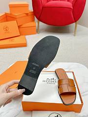 kitlife Hermes Sandal oran Brown  - 3