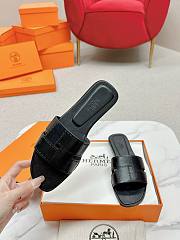 kitlife Hermes Sandal oran Black - 5