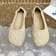 Kitlife Burberry sandals Leather Sadler Ballerinas beige - 6