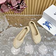 Kitlife Burberry sandals Leather Sadler Ballerinas beige - 4