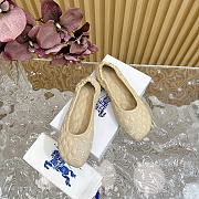 Kitlife Burberry sandals Leather Sadler Ballerinas beige - 3