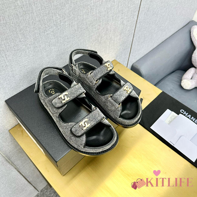 Kitlife Chanel Sandals denim  - 1