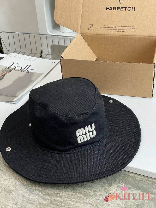 kitlife MiuMiu hat black - 1