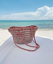 kitlife Chanel beach bag pink - 20x36x12cm - 1