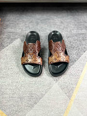 Kitlife Lousi Vuitton Men sandals brown - 1