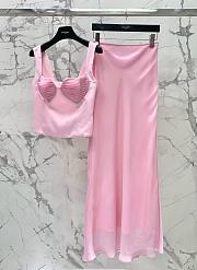 kitlife YSL ONE SET suit pink soft satin  - 1