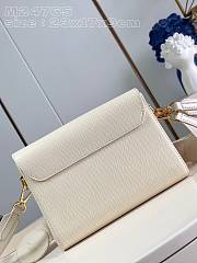 Kitlife Louis Vuitton Twist MM White bag - M24765 - 23 x 17 x 9.5 cm - 4