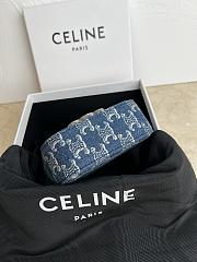 Kitlife Celine Triomphe handbag denim - 11x9.5X4 cm - 5