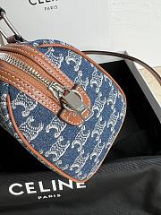 kitlife celine Cuir Triomphe  denim bag - 19.5 X 14 X 7 cm - 2