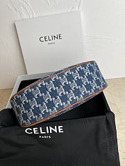 kitlife celine Cuir Triomphe Ava denim bag - 24.5 X 17 X 9 cm - 3