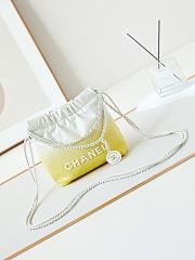 kitlife Chanel mini 22 handbag ombre yellow - 20 × 19 × 6 cm - 1