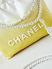 kitlife Chanel mini 22 handbag ombre yellow - 20 × 19 × 6 cm - 4