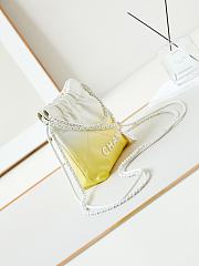 kitlife Chanel mini 22 handbag ombre yellow - 20 × 19 × 6 cm - 2