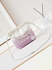 kitlife Chanel mini 22 handbag ombre Violet - 20 × 19 × 6 cm - 1