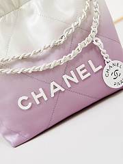 kitlife Chanel mini 22 handbag ombre Violet - 20 × 19 × 6 cm - 6