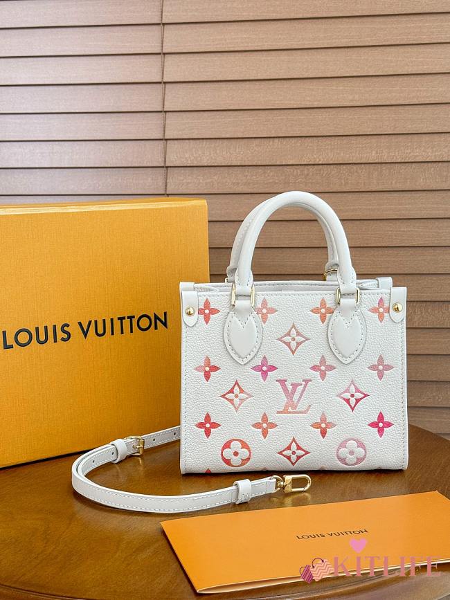kitlife Louis Vuitton M47115 OnTheGo handbag BB Sunrise Aquarelle - 18 x 15 x 8.5 cm - 1