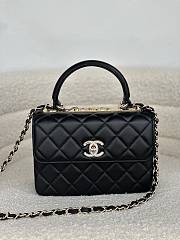 Kitlife Chanel Trendy CC Black Lambskin 24s - 20x8x15 cm - 1