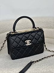 Kitlife Chanel Trendy CC Black Lambskin 24s - 20x8x15 cm - 3