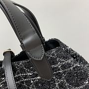 kitlife Dior Toujiours tweed black bag - 28x21x19 cm - 4