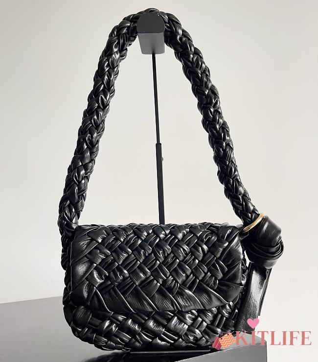 Bottega Veneta Shoulder bag Kalimero Città Black - 25x18x5.5cm - 1