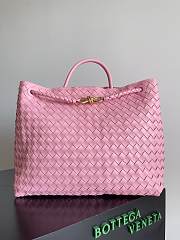 kitlife Bottega Veneta Andiamo tote large bag pink - 45x22x34 cm - 1