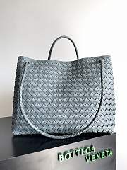 kitlife Bottega Veneta Andiamo tote large bag blue - 45x22x34 cm - 2