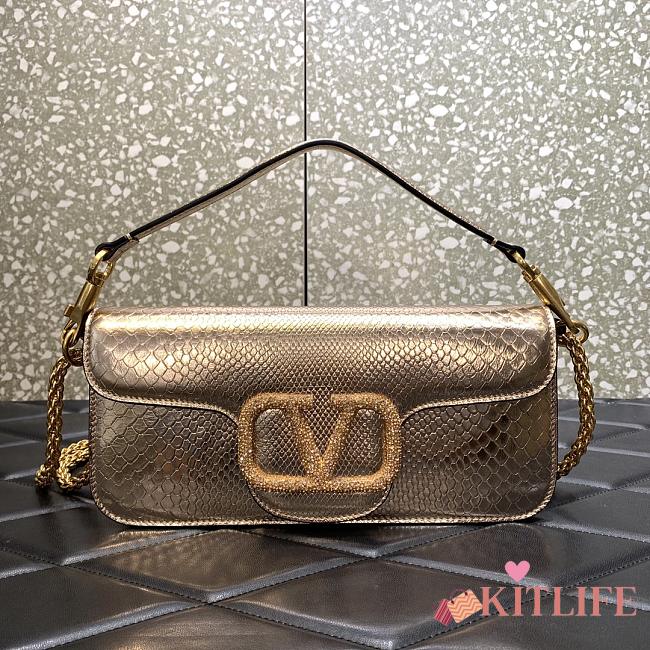 kitlife VALENTINO GARAVANI Locò Shoulder Bag Nude - 27x13x6 cm - 1